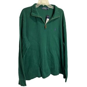 Polo Ralph Lauren French Rib Cotton Quarter Zip Pullover